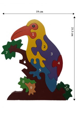 Bird-puzzle - 10 pieces