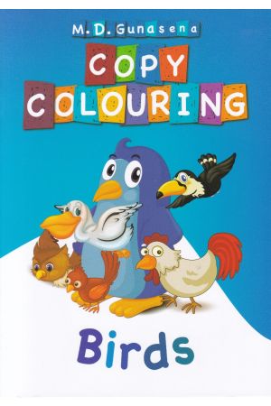 Copy Colouring - Birds