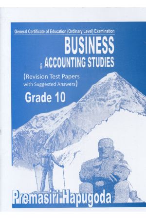 Business & Accounting Studies - Revision Test Papers - Grade 10