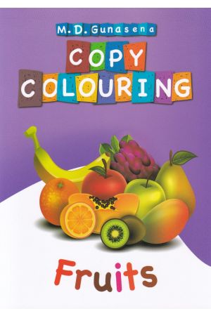 Copy Colouring - Fruits