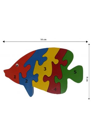 Fish-puzzle - 05 pieces