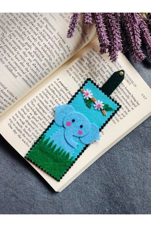 Baby Elephant Bookmark (Green)