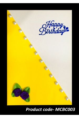 MCBC003- Hand Made Birthday Card
