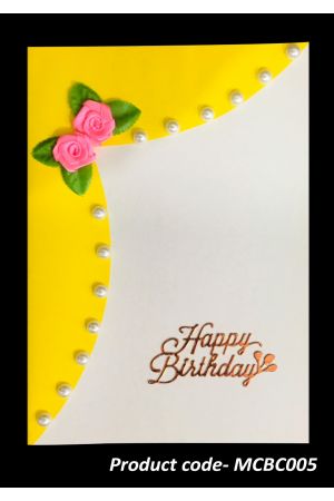 MCBC005- Hand Made Birthday Card