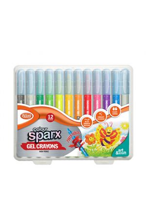 Atlas Gel Crayon 12 Colours
