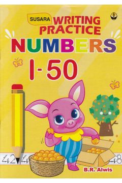 Numbers 1 to 50 - Writing Practice - Susara Publishers