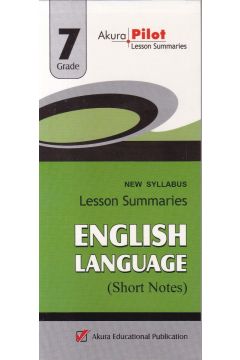 Akura Pilot - Grade 7 - English Language - Short Notes