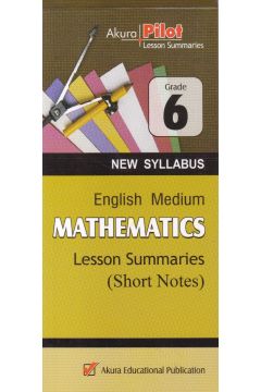 Akura Pilot - Grade 6 - Mathematics - Short Notes