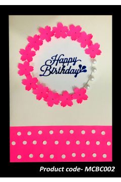 MCBC002- Hand Made Birthday Card