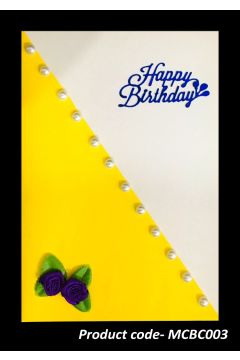 MCBC003- Hand Made Birthday Card