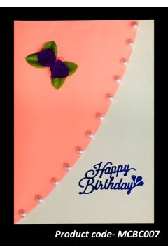 MCBC007- Hand Made Birthday Card
