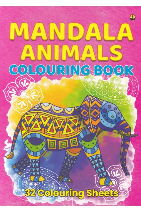 Mandala Animals Colouring Book
