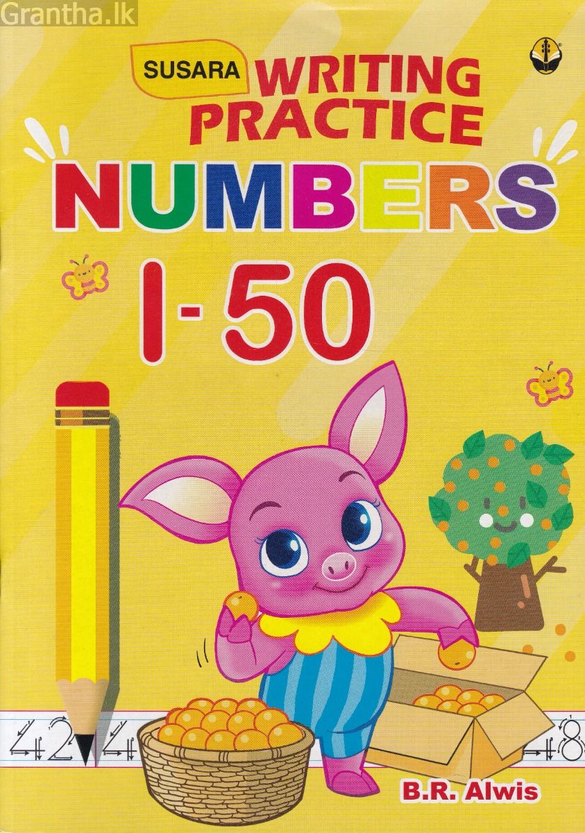 Numbers 1 to 50 - Writing Practice - Susara Publishers