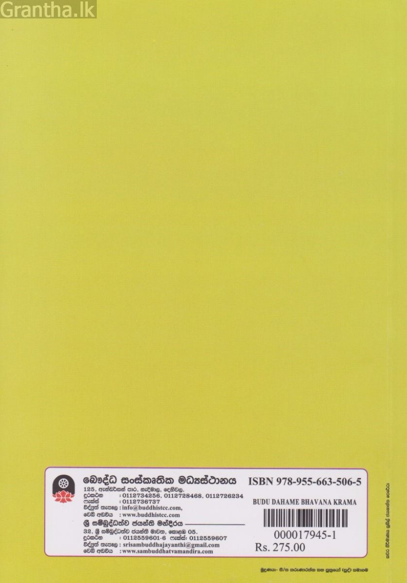 බුදු දහමේ භාවනා ක්‍රම 