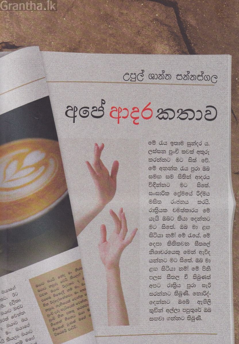 අපේ ආදර කතාව 
