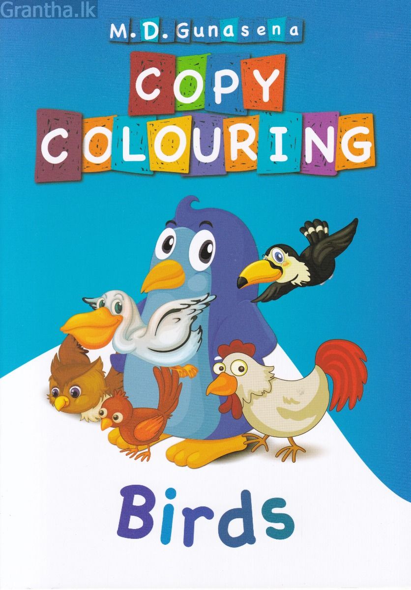 Copy Colouring - Birds