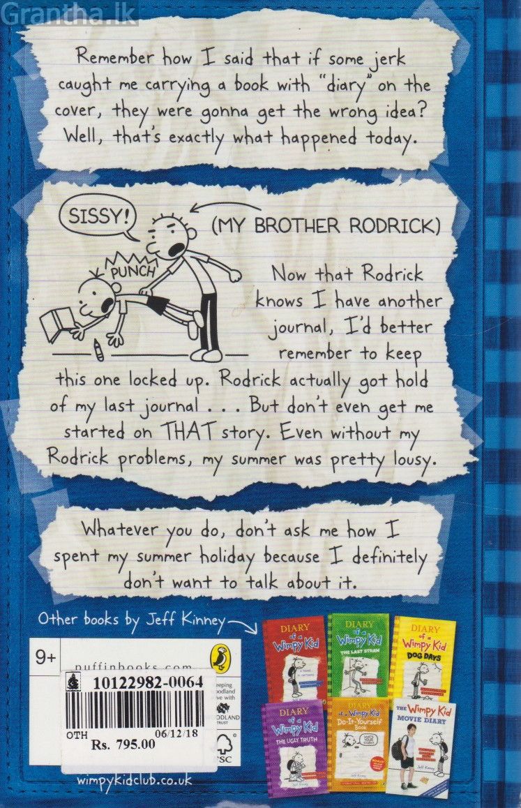 DIARY of a Wimpy Kid RODRICK RULES
