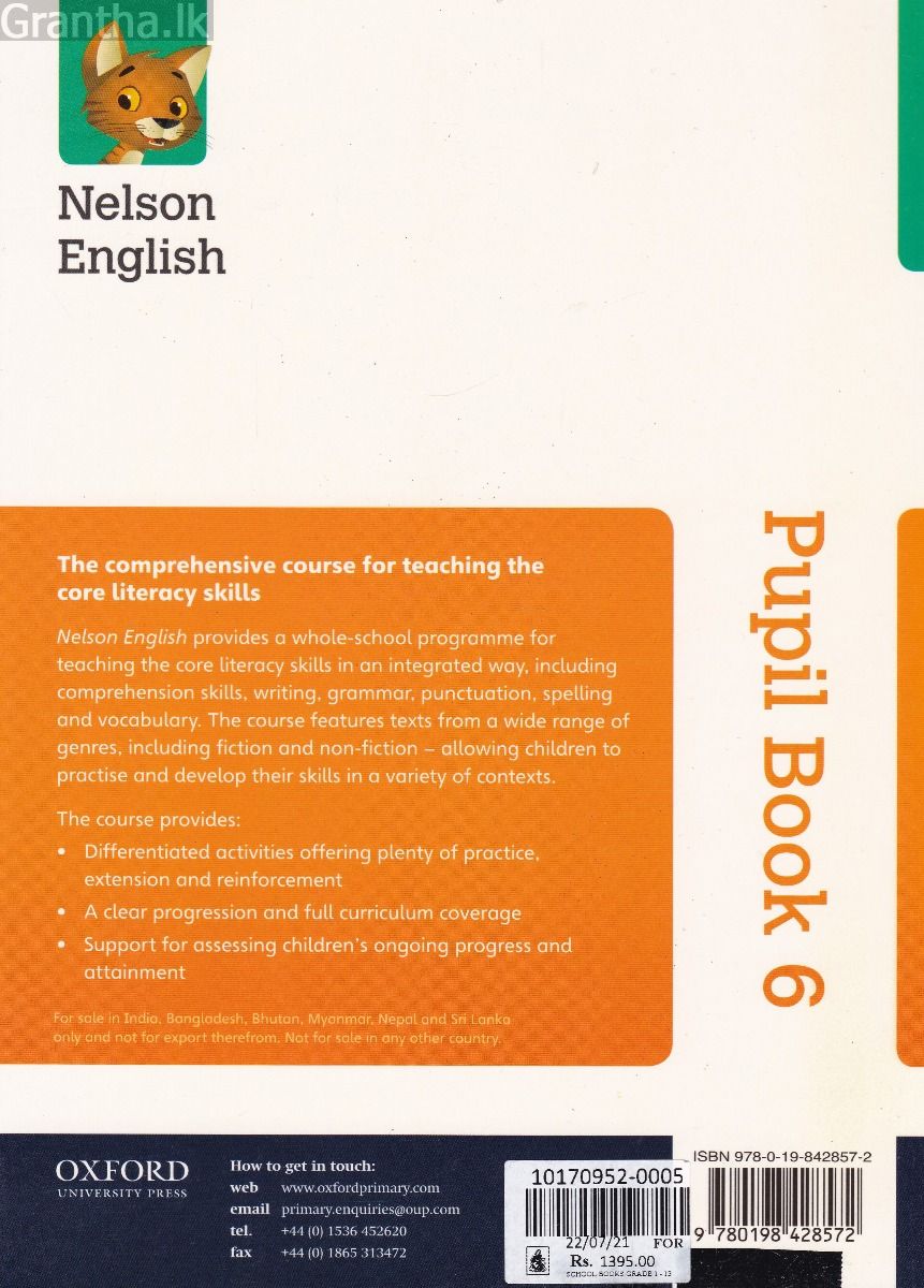 Nelson English Pupil Book 6