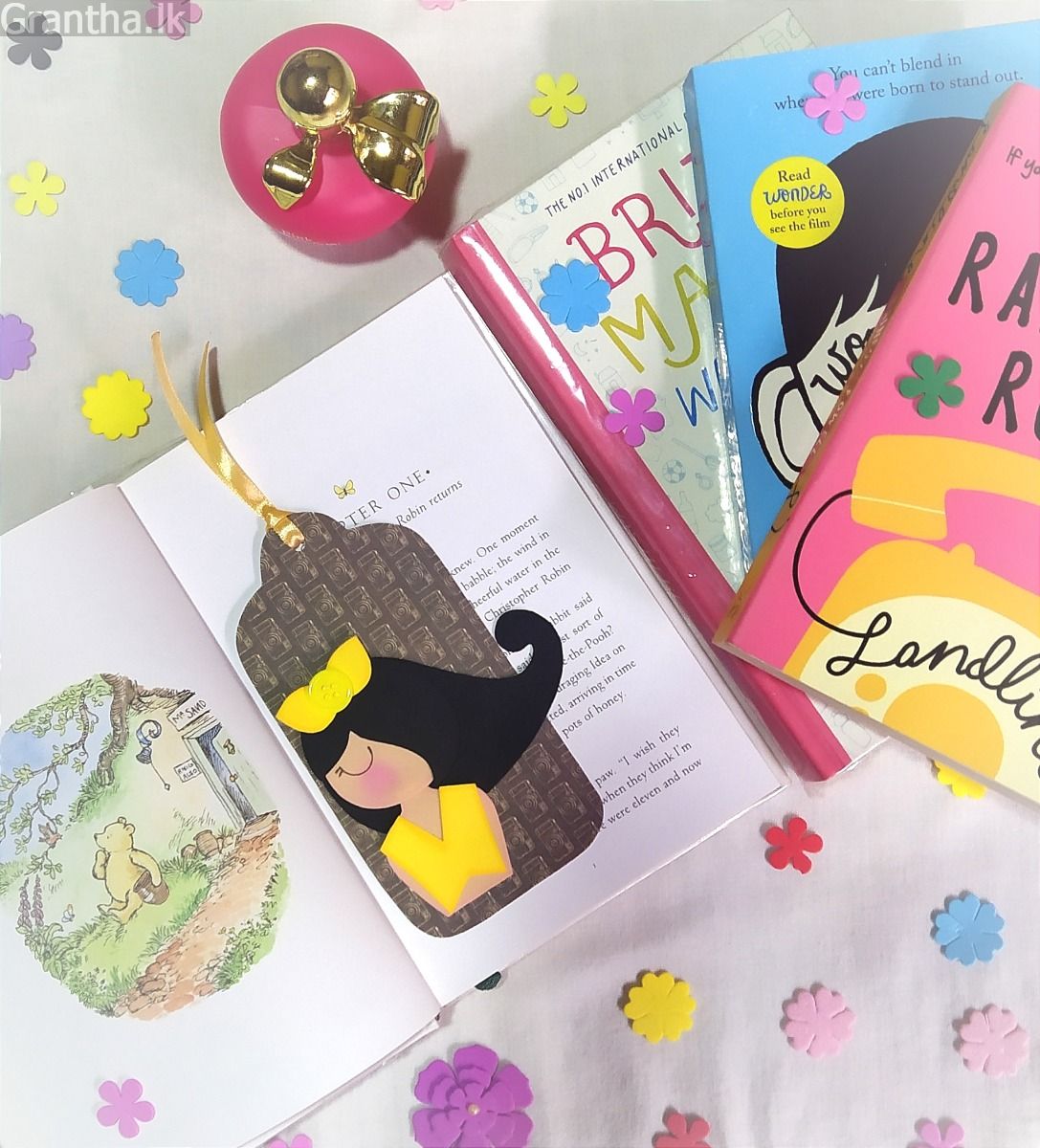Bookmark - Yellow Bow Girl