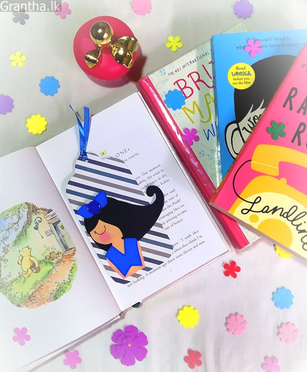 Bookmark - Blue Bow Girl