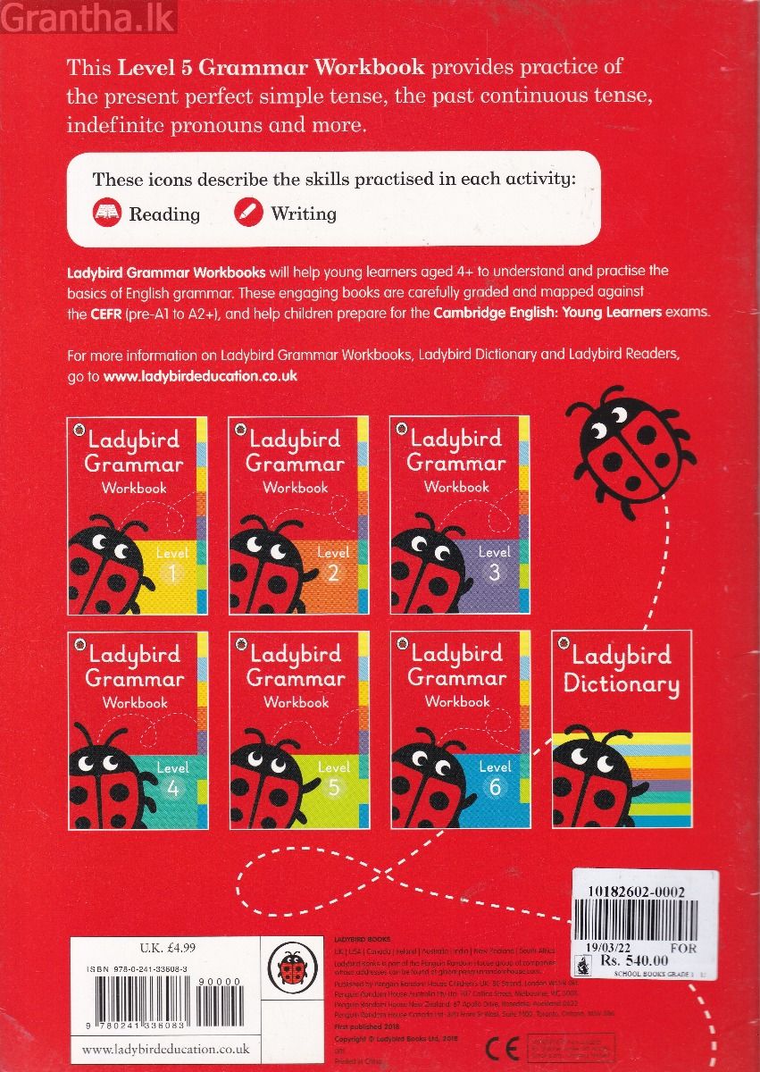 Ladybird Grammar Workbook - Level 5