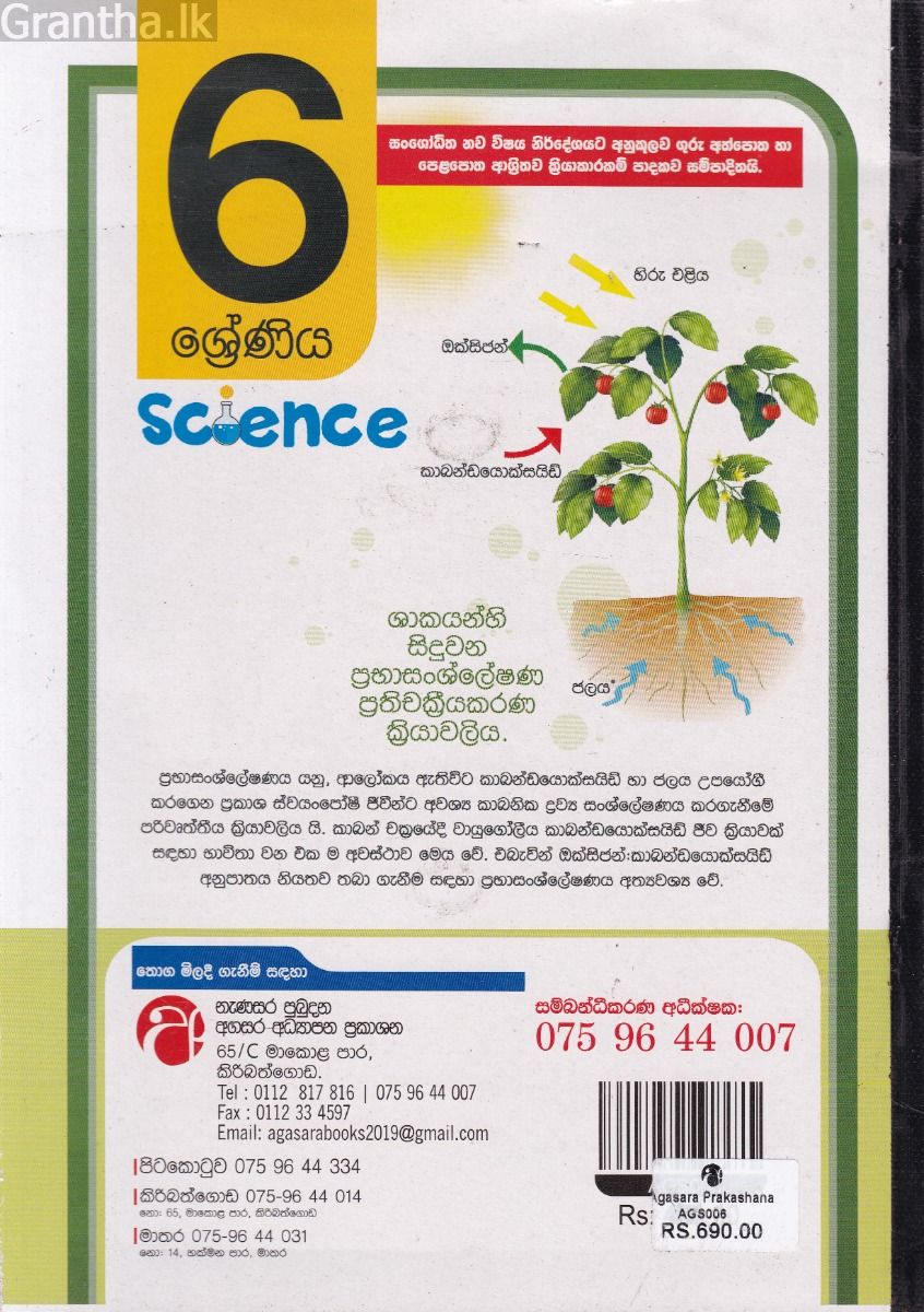 විද්‍යාව - 06 ශ්‍රේණිය