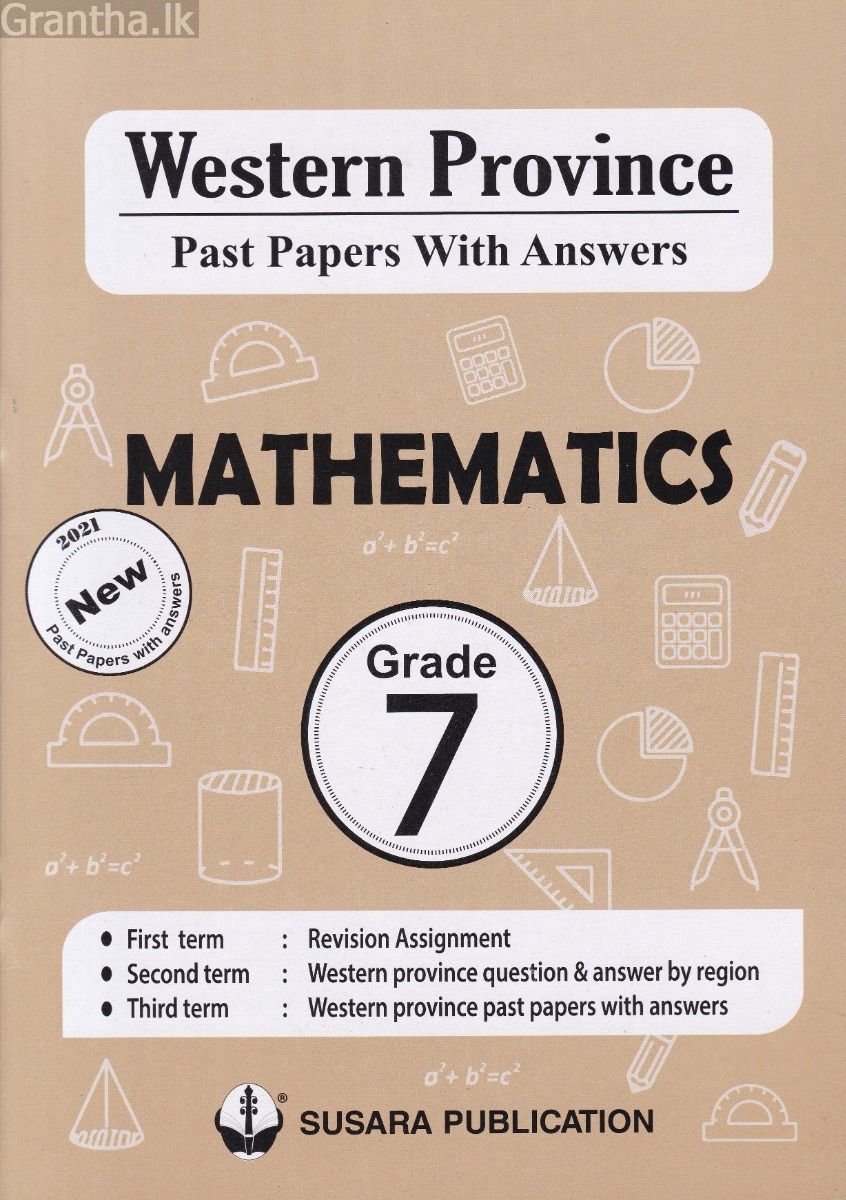 Western Province Past Papers With Answers - Mathematics Grade 7 - Susara