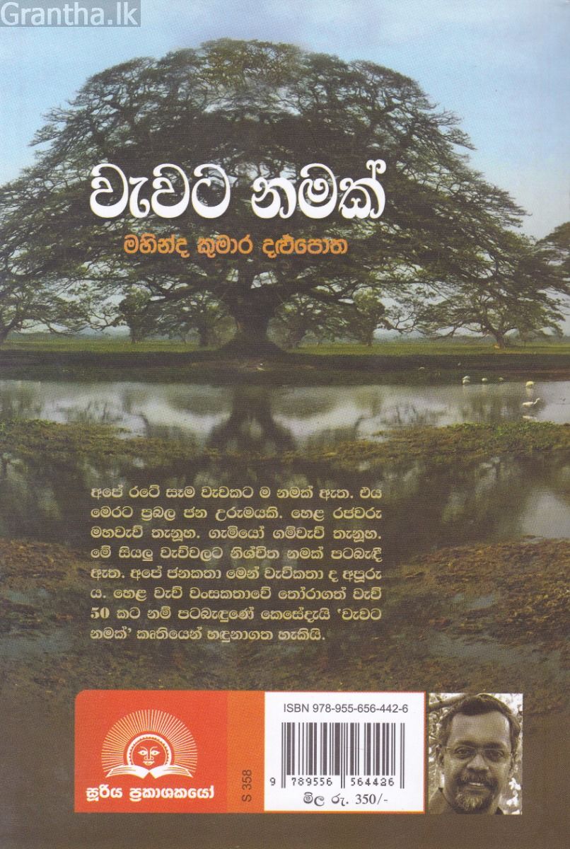 වැවට නමක්