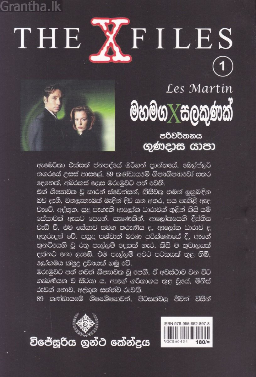 මහමග x සලකුණක් - The X Files
