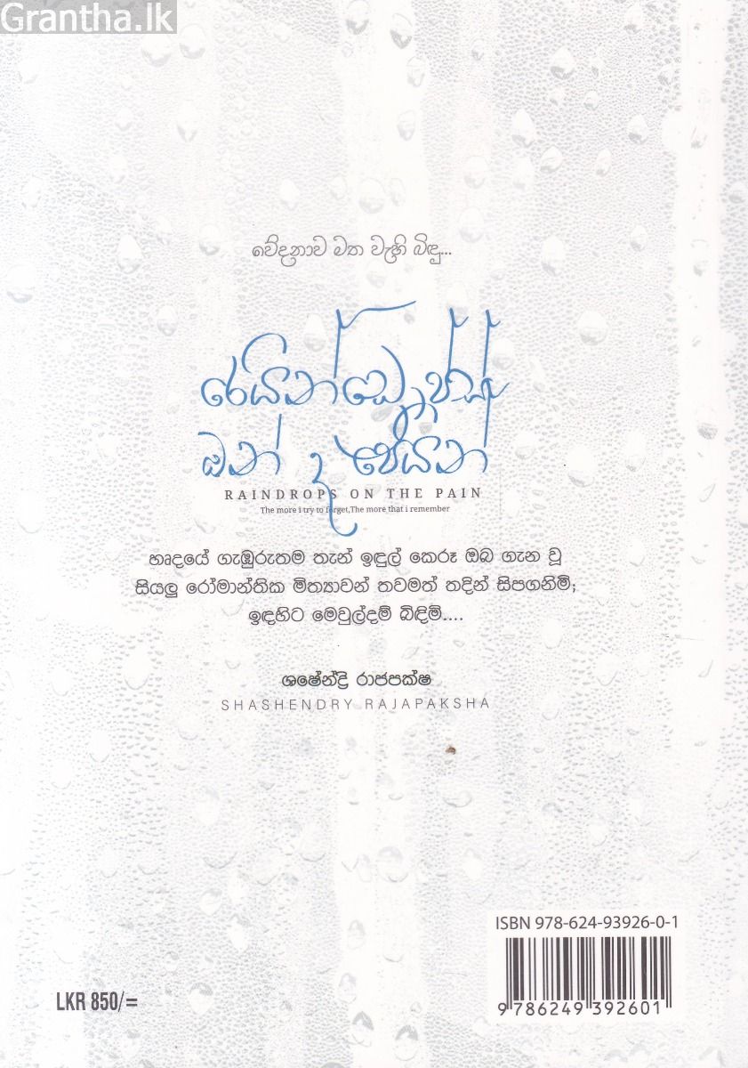 රෙයින්ඩ්‍රොප්ස් ඔන් ද පෙයින් 