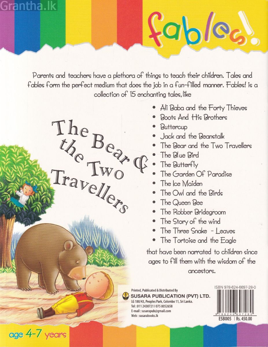 fables! - The Bear & the Two Travellers