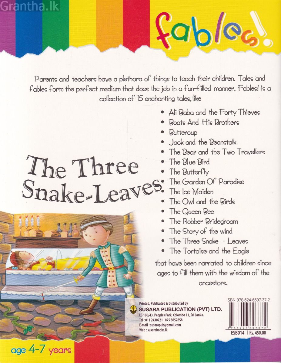 fables! - The Three Snake-Leaves