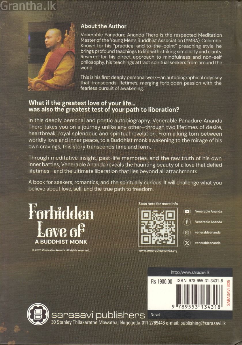 Forbidden Love of a Buddhist Monk