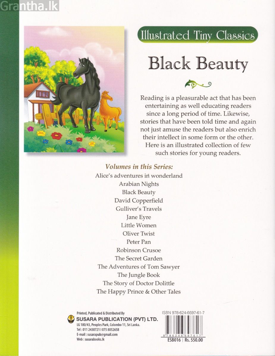 Illustrated Tiny Classics - Black Beauty