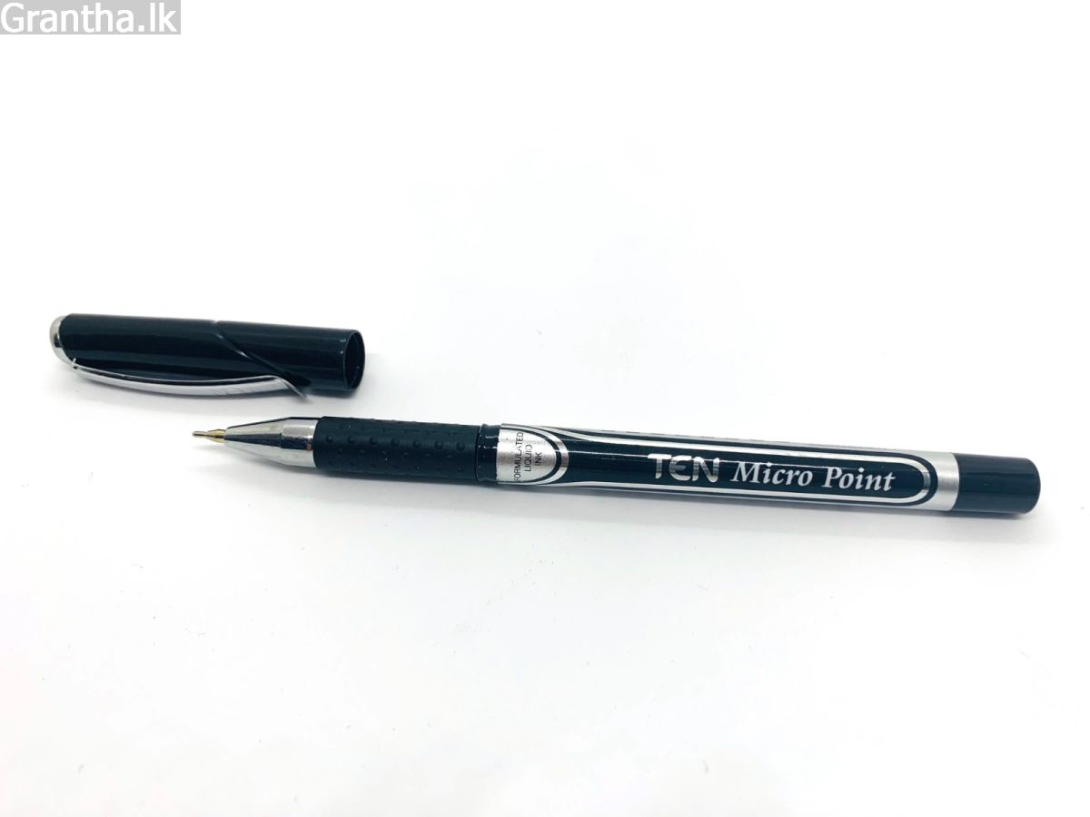TEN Micro Point Pen - Black
