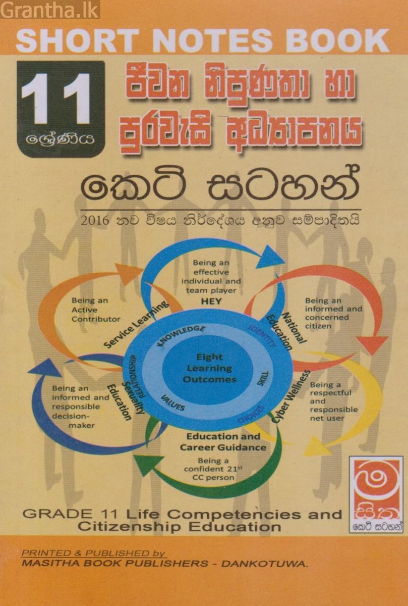 ජීවන නිපුණතා සහ පුරවැසි අධ්‍යාපනය - 11 ශ්‍රේණිය - කෙටි සටහන්