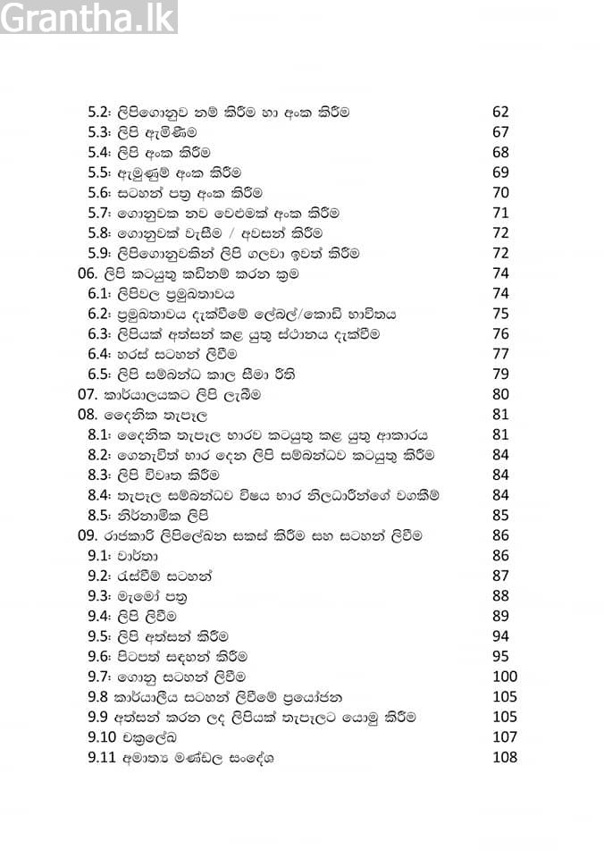 ලිපිගොනුකරණය හා කාර්යාල ක්‍රම