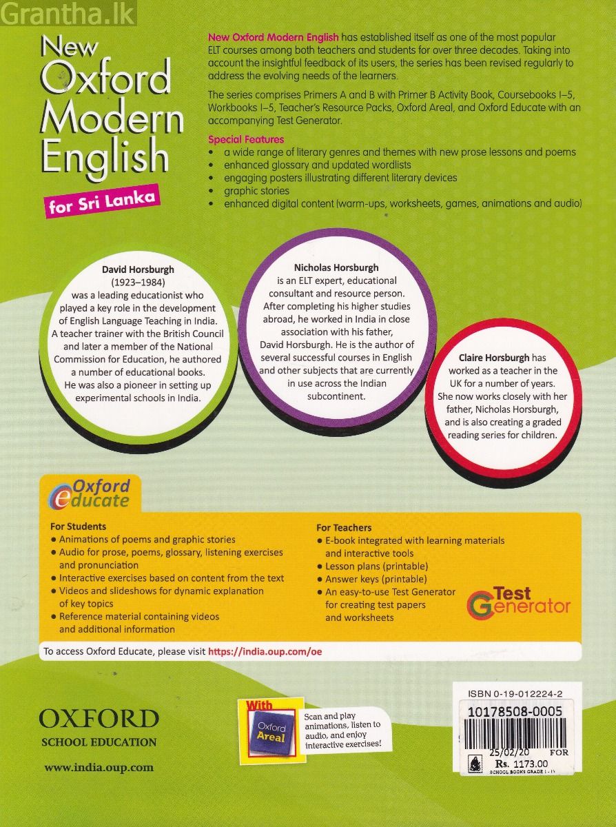 New Oxford Modern English Course Book 1