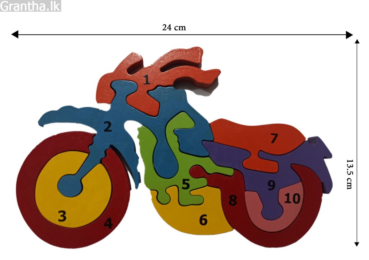 motorcycle-puzzle - 10 pieces