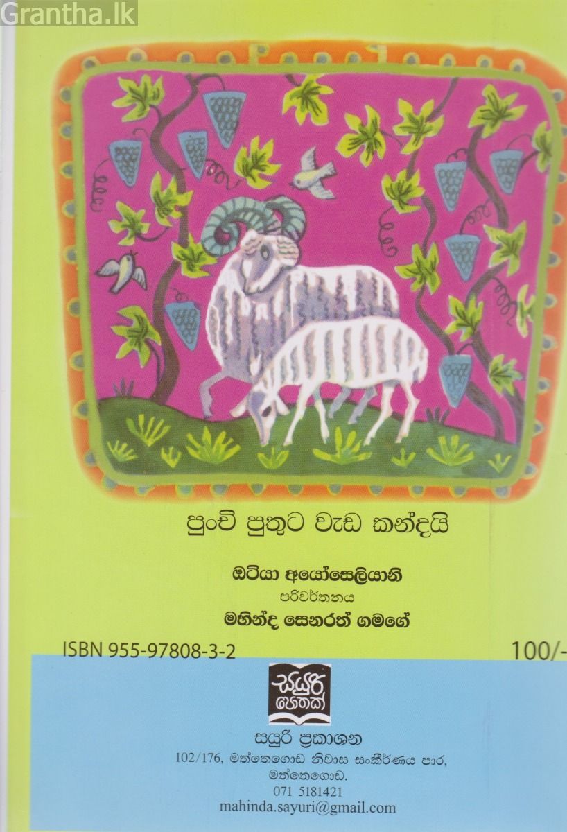 පුංචි පුතුට වැඩ කන්දයි