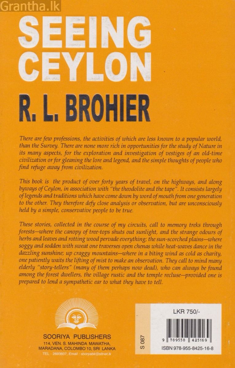 Seeing Ceylon