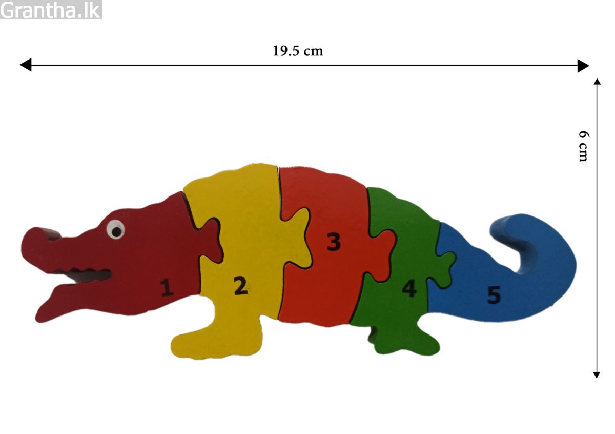 Crocodile-puzzle - 05 pieces