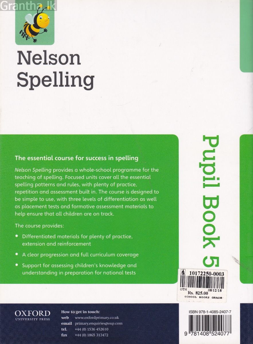 Nelson Spelling Pupil Book 5