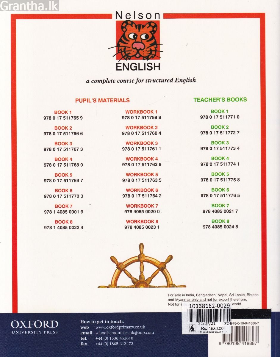 Nelson English Student Book 8
