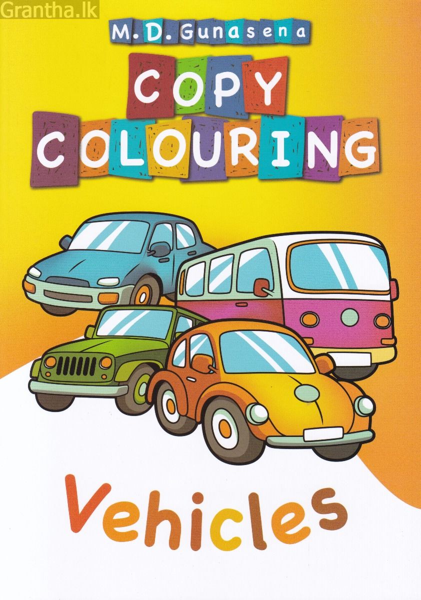 Copy Colouring - Vehicles