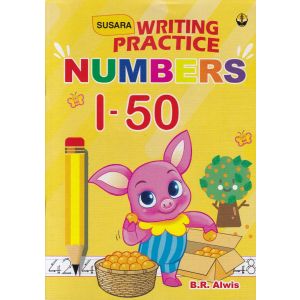 Numbers 1 to 50 - Writing Practice - Susara Publishers