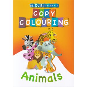 Copy Colouring - Animals
