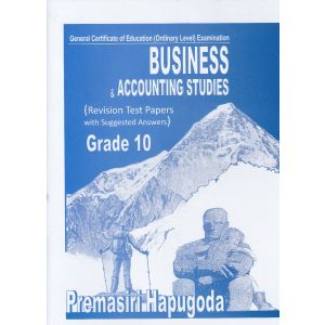 Business & Accounting Studies - Revision Test Papers - Grade 10