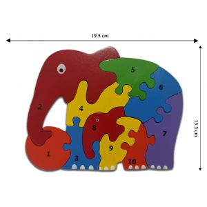 Elephant-puzzle - 10 pieces
