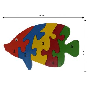 Fish-puzzle - 05 pieces